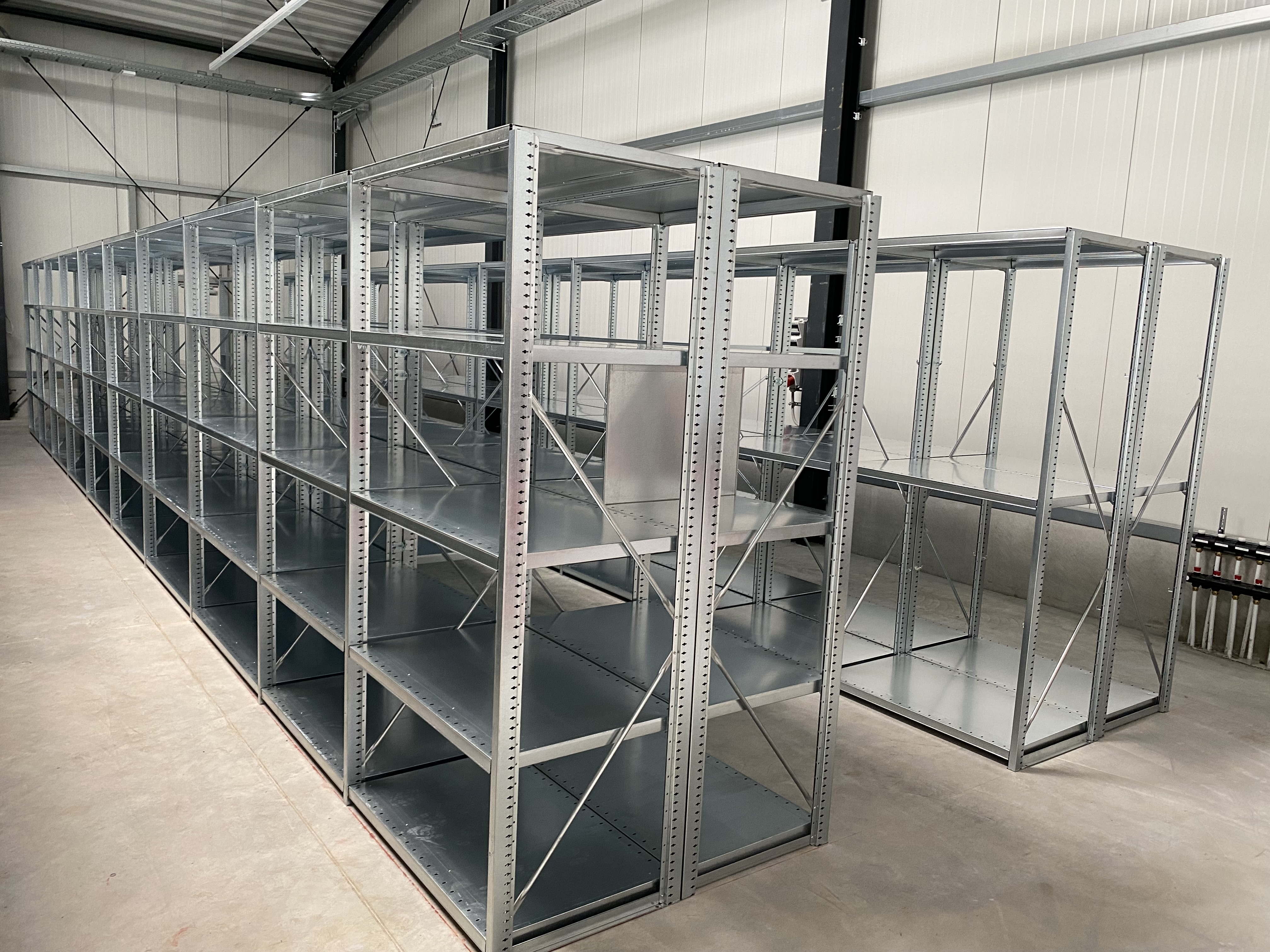 NEDCON SF1 Fachbodenregale, 10,45 lfm Tiefe: 40 cm Kleinteilelager, Lagerregale